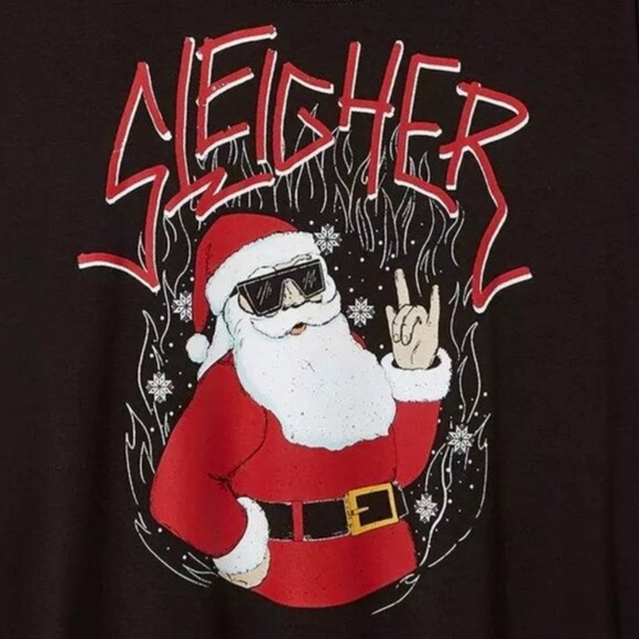 ❤️NWT VINTAGE TORRID TEE - SLEIGHER SANTA CHRISTMAS GRAPHIC SUPER SOFT - SIZE 2X - Picture 2 of 12